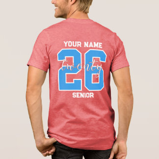 En Tri-matière T-shirt de remise des diplômes senior de la promot