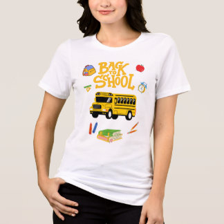En Tri-matière t-shirt de rentrée scolaire