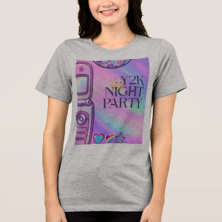 En Tri-matière T-Shirt de soirée grise Y2K