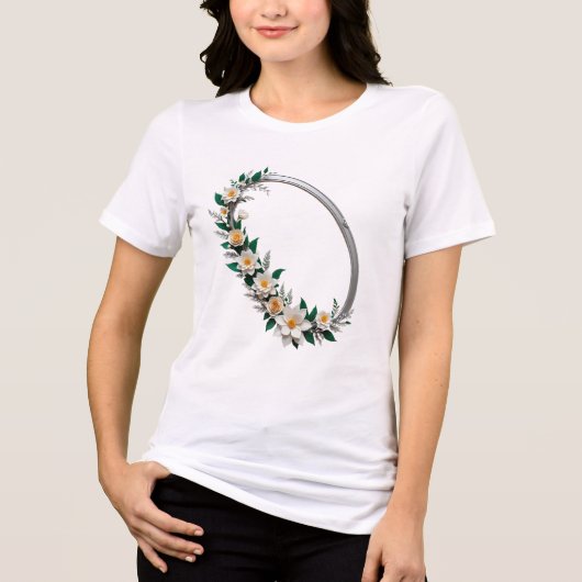 En Tri-matière T-shirt de style rétro (Recto)