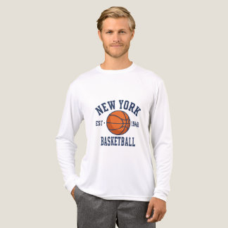 En Tri-matière T-shirt de style Vintage de basket-ball de New Yor