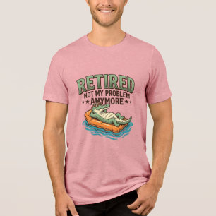 En Tri-matière T-shirt de vacances d'alligator retiré pas mon pro