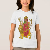 En Tri-matière T-Shirt Déesse Durga (Recto)
