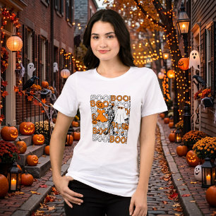 En Tri-matière T-shirt des amis de la bande Boo pour Halloween