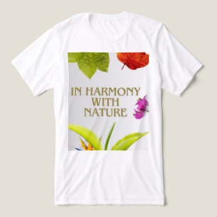 En Tri-matière T-shirt design pour la préservation de la nature