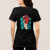 En Tri-matière T-shirt d'été pour femmes (Verso)