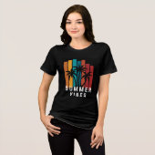 En Tri-matière T-shirt d'été pour femmes (Recto plein)
