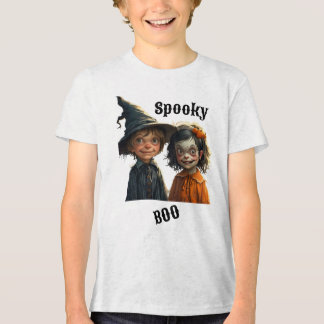 En Tri-matière T-shirt d'Halloween pour enfants - Éffrayant plais