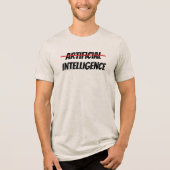 En Tri-matière T-shirt d'intelligence artificielle (Recto)