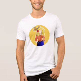 En Tri-matière T-shirt Dolly Dot Jaune