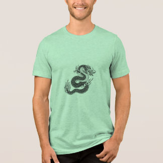 En Tri-matière T-Shirt Dragon Chinois – Art à l'Encre Traditionne