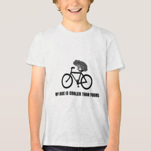 En Tri-matière T-shirt drôle de grenouille à vélo Animal de cyc