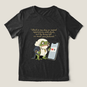 En Tri-matière T-shirt drôle de grenouille victorienne