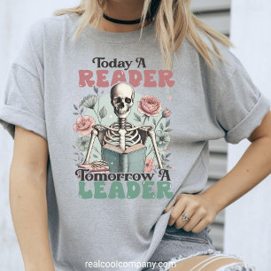 En Tri-matière T-shirt drôle de squelette studieux et audacieux p