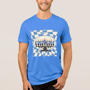 En Tri-matière T-shirt drôle et unisexe Hanukkah 67