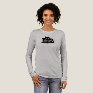En Tri-matière T-Shirt drôle 'Le noir est le nouveau noir' Chat N