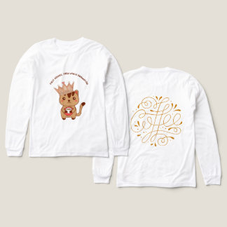 En Tri-matière T-shirt drôle pour amateur de café et chat