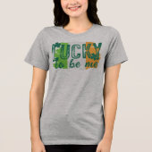 En Tri-matière T-shirt du drapeau irlandais de la Saint-Patrick (Recto)