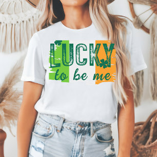 En Tri-matière T-shirt du drapeau irlandais de la Saint-Patrick