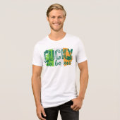 En Tri-matière T-shirt du drapeau irlandais de la Saint-Patrick (Recto plein)