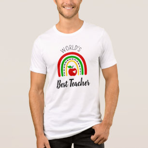 En Tri-matière T-Shirt du meilleur professeur du monde