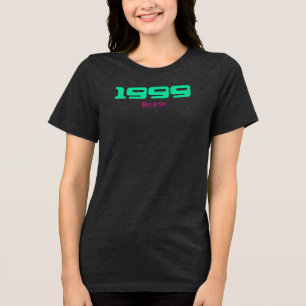 En Tri-matière T-Shirt du Titre de Chanson 1999