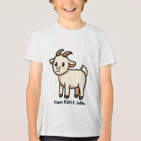 T-shirt Eid Ul Adha chèvre mignonne pour garçons