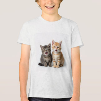 En Tri-matière t-shirt enfant chats bébé