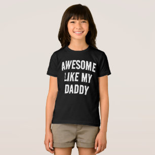 En Tri-matière T-Shirt Enfant PERSONNALISÉ SUPER COMME MON PAPA