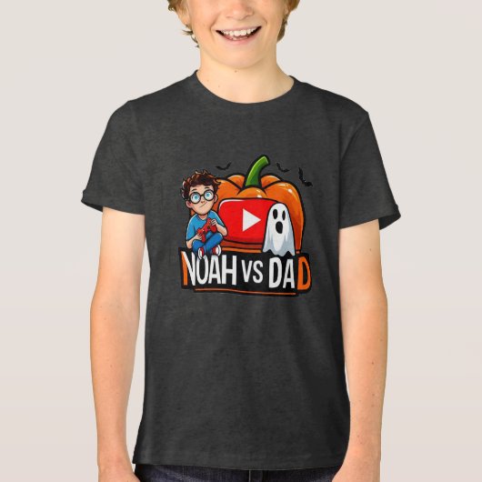 En Tri-matière T-shirt Enfants Noah Vs Dad (Recto)
