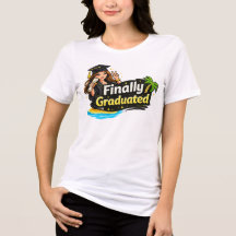 T-shirt "Enfin diplômé" 🎓 Joli tee-shirt de fin d