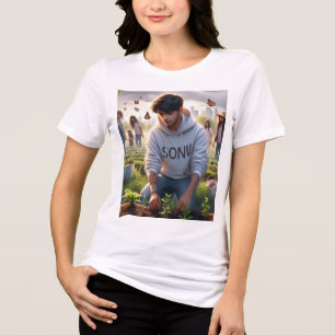 En Tri-matière T-shirt Environnement Nature