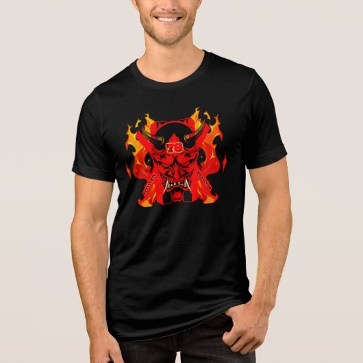 En Tri-matière T-Shirt Evil Samurai  (Recto)