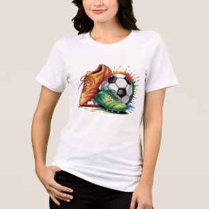 En Tri-matière T-Shirt Famille T-Shirt de football