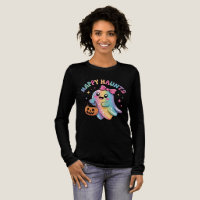 T-Shirt Fantôme Arc-en-Ciel Pastel – Kawaii Hallow