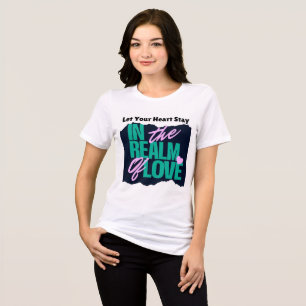 En Tri-matière T-shirt féminin classique avec une touche moderne