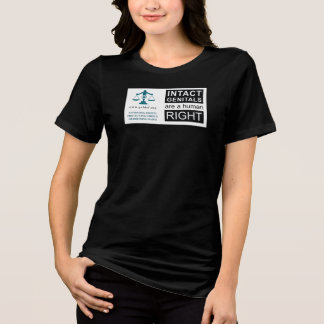 En Tri-matière T-shirt féminin - Engins Intacts