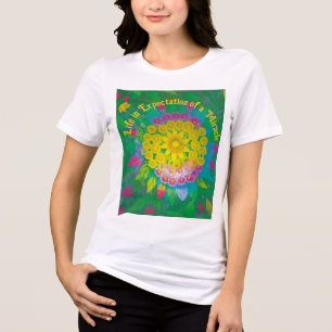 En Tri-matière T-shirt féminin imprimé frolaire