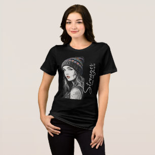 En Tri-matière t-shirt femme ai imagine