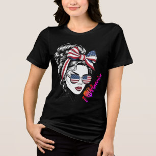 En Tri-matière t-shirt femme ai imagine