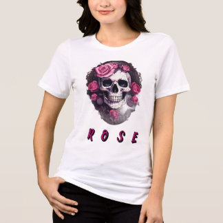 En Tri-matière T-Shirt femme ROSE