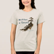 T-shirt femme Written in Sound