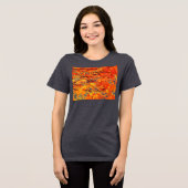 En Tri-matière T-Shirt Feuilles d'Érable d'Automne (Recto plein)