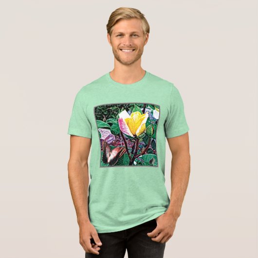 En Tri-matière T-Shirt Flamme Dorée (Recto plein)
