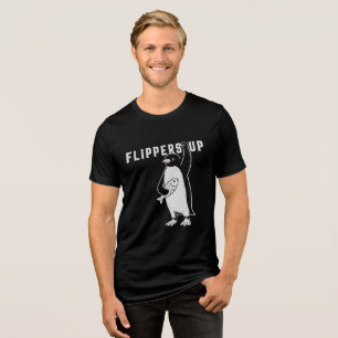 En Tri-matière T-shirt "Flippers Up" - Tech Rebellion Graphic Tee