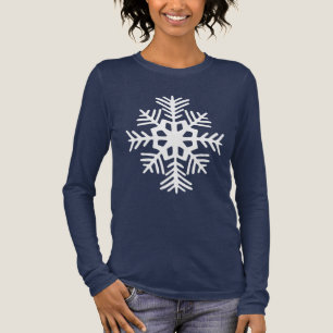 En Tri-matière T-shirt flocon de neige