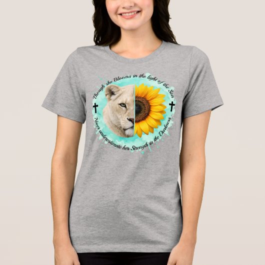 En Tri-matière T-Shirt Foi & Force (Recto)