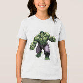 En Tri-matière T-shirt fort Monster Vert (Recto)