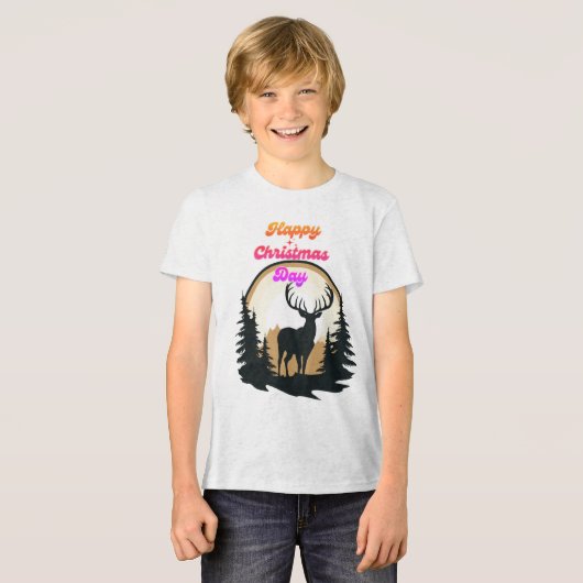 En Tri-matière T-shirt garçon (Recto plein)