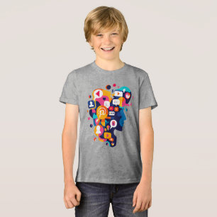 En Tri-matière T-shirt garçon
